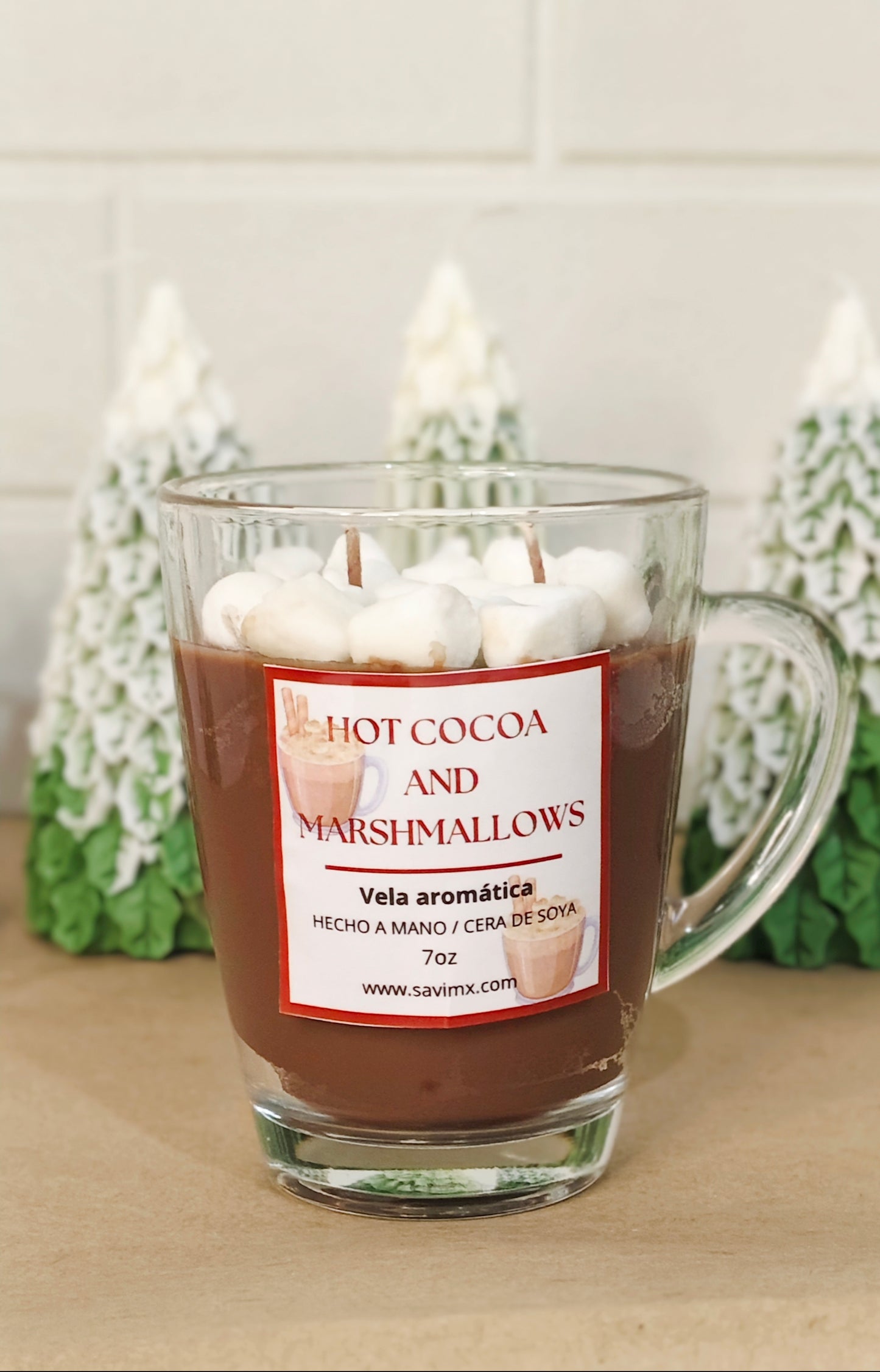 Hot cocoa and marshmallows