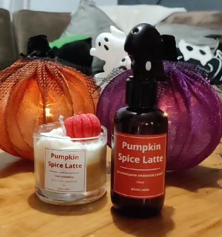 Kit aromatizante y vela Pumpkin Spice Latte